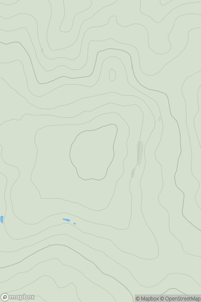 Thumbnail image for St Helen's [South East England] showing contour plot for surrounding peak